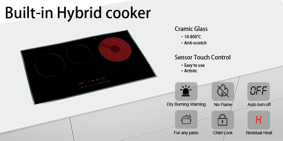 Built-in Infrared Induction Cooker