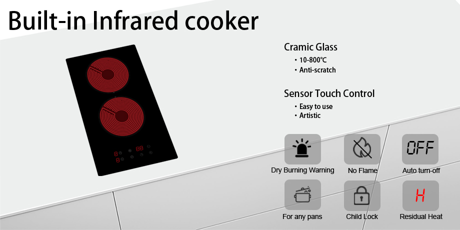 Ceramic Hob 2 Elements