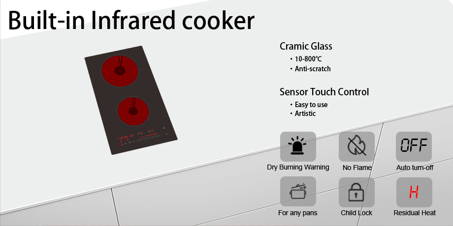 Electric Infrared Cooktop