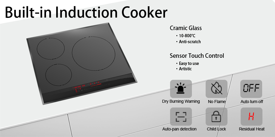 Three Burners Induction Cooker